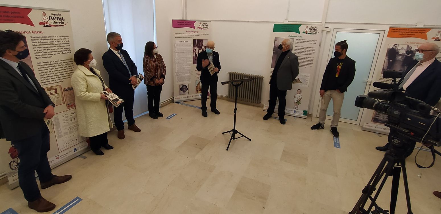 O proxecto do Colectivo Egeria sobre Xela Arias, “Aquela nena de Sarria”, foi presentado onte