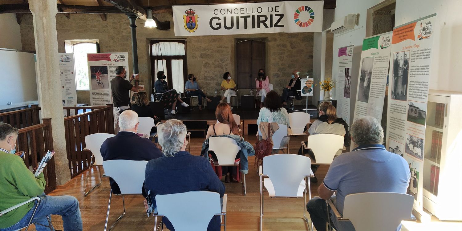A exposición itinerante "Aquela nena de Sarria” foi presentada na Casa Habanera de Guitiriz