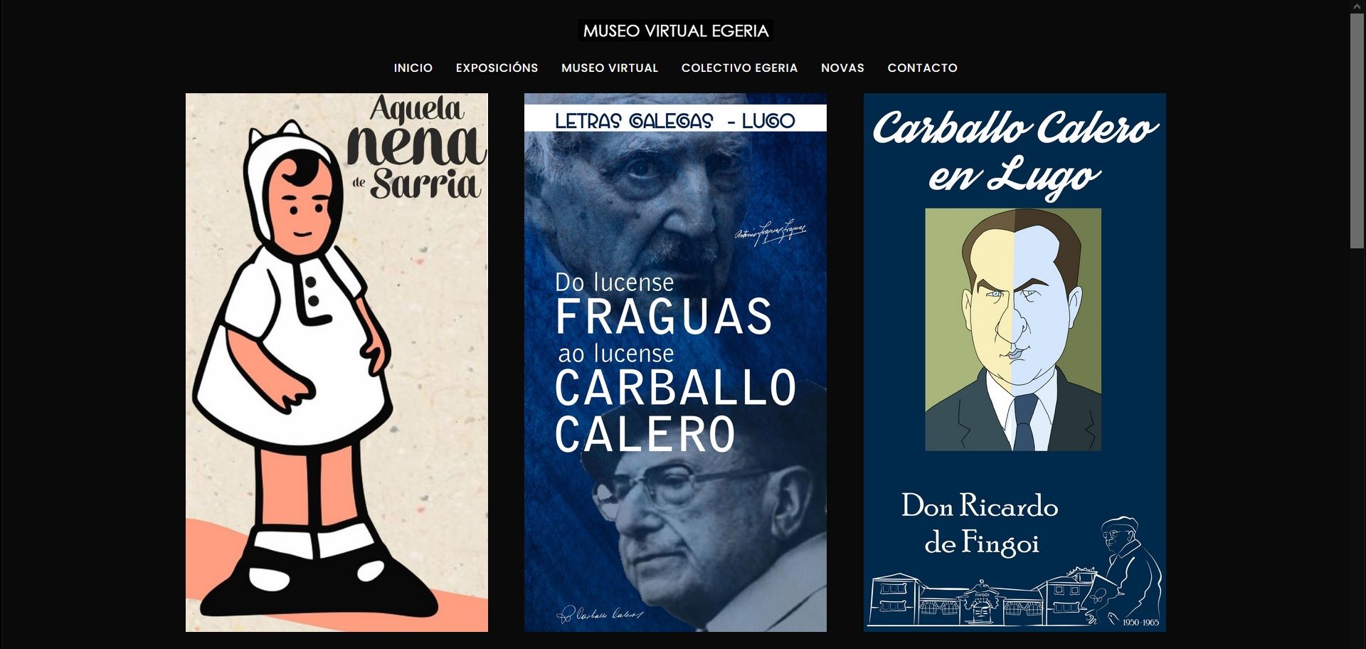 O Colectivo Egeria presenta o seu Museo Virtual, que inclúe a exposición "Aquela nena de Sarria"